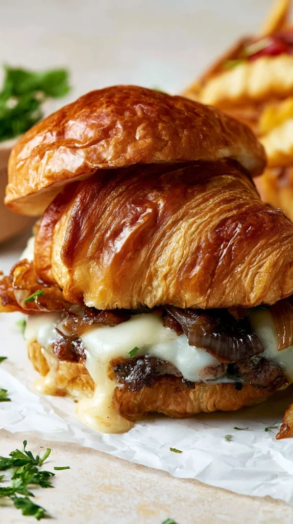 Croissant Burger Recipe: The Ultra-Flaky Gourmet Fusion