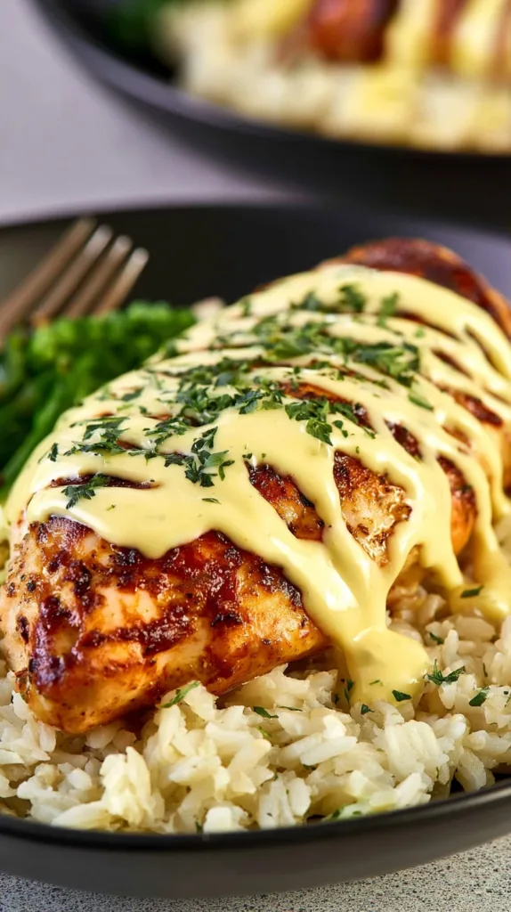 Mexican Chicken with Cheese Sauce