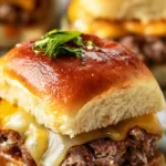 Hawaiian Roll Cheeseburger Sliders