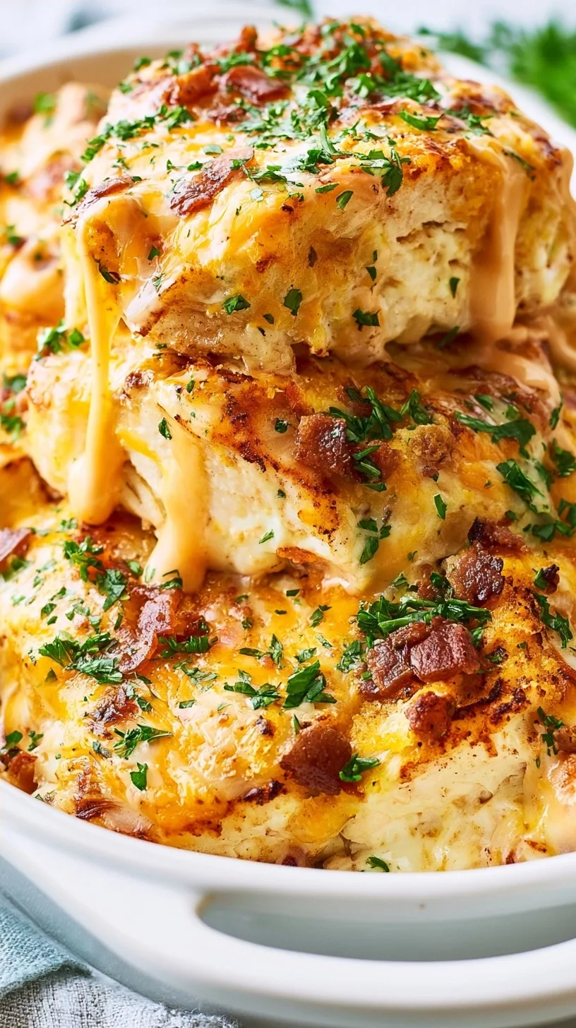 Million Dollar Chicken Bake Recipe with Creamy Topping