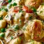 One Pot Gnocchi Chicken Pot Pie