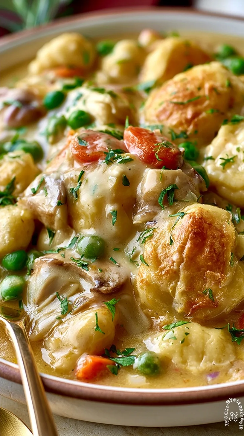 One Pot Gnocchi Chicken Pot Pie
