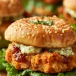 Crispy Chicken Caesar Sliders Recipe