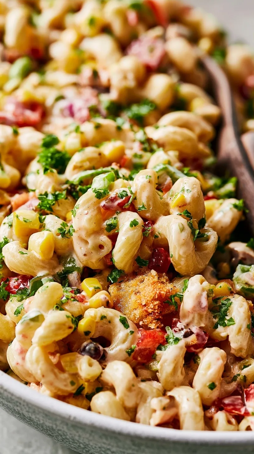 Mexican Macaroni Salad Recipe: A Creamy Southwest Pasta Side