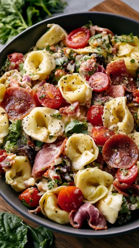 Italian Grinder Tortellini Salad: The Ultimate Creamy Pasta Recipe