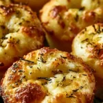 Golden Crust Garlic Rosemary Focaccia Muffins Recipe
