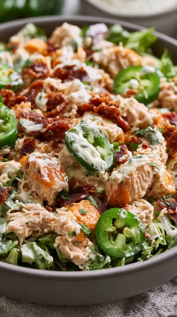 Jalapeño Popper Chicken Salad Recipe