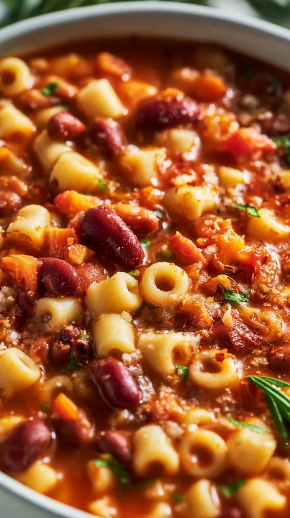 Easy Pasta e Fagioli Recipe (Healthy Italian Bean Soup)