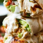 Chicken & Avocado Ranch Burritos Recipe