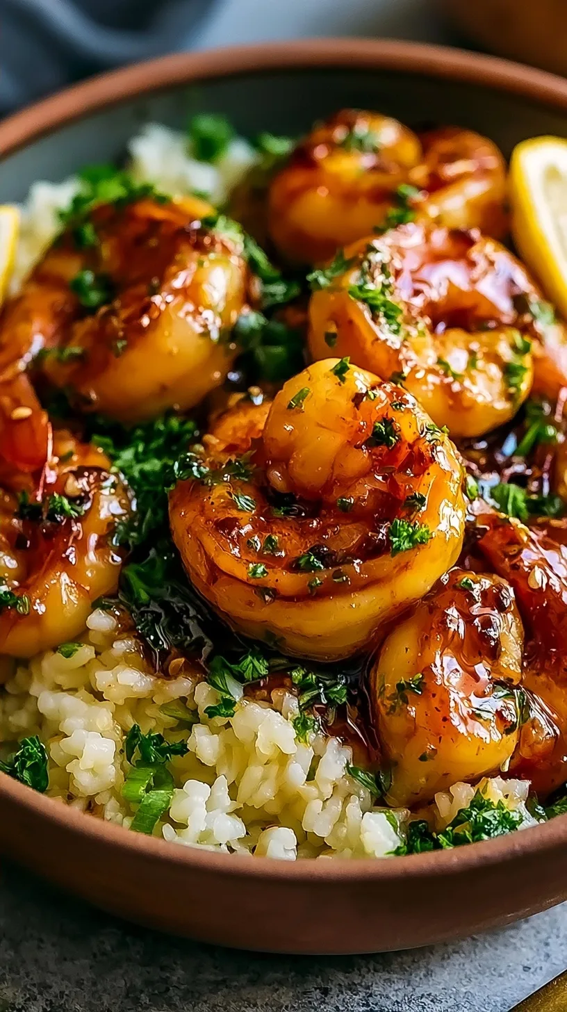 Honey Garlic Shrimp Bowls: Easy 20-Minute Meal