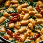 Tuscan Butter Beans with Spinach and Sun-dried Tomato