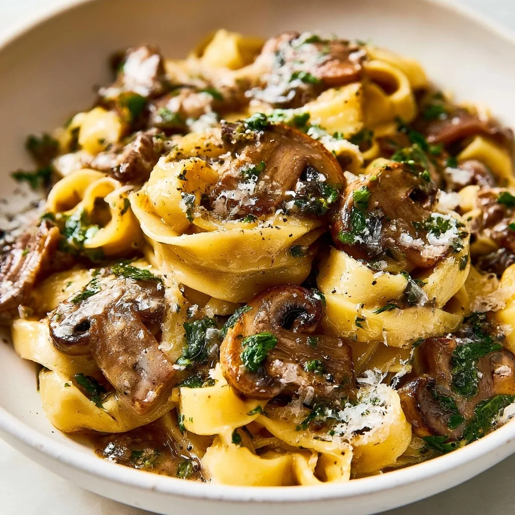 Garlic Mushroom Pasta: A Rich and Buttery 20-Minute Meal