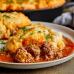 Cheddar Bay Ground Beef Cobbler Recipe