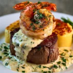 Surf and Turf with Creamy Garlic Sauce Delights Every Bite