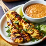 Classic Chicken Satay with Peanut Sauce Recipe