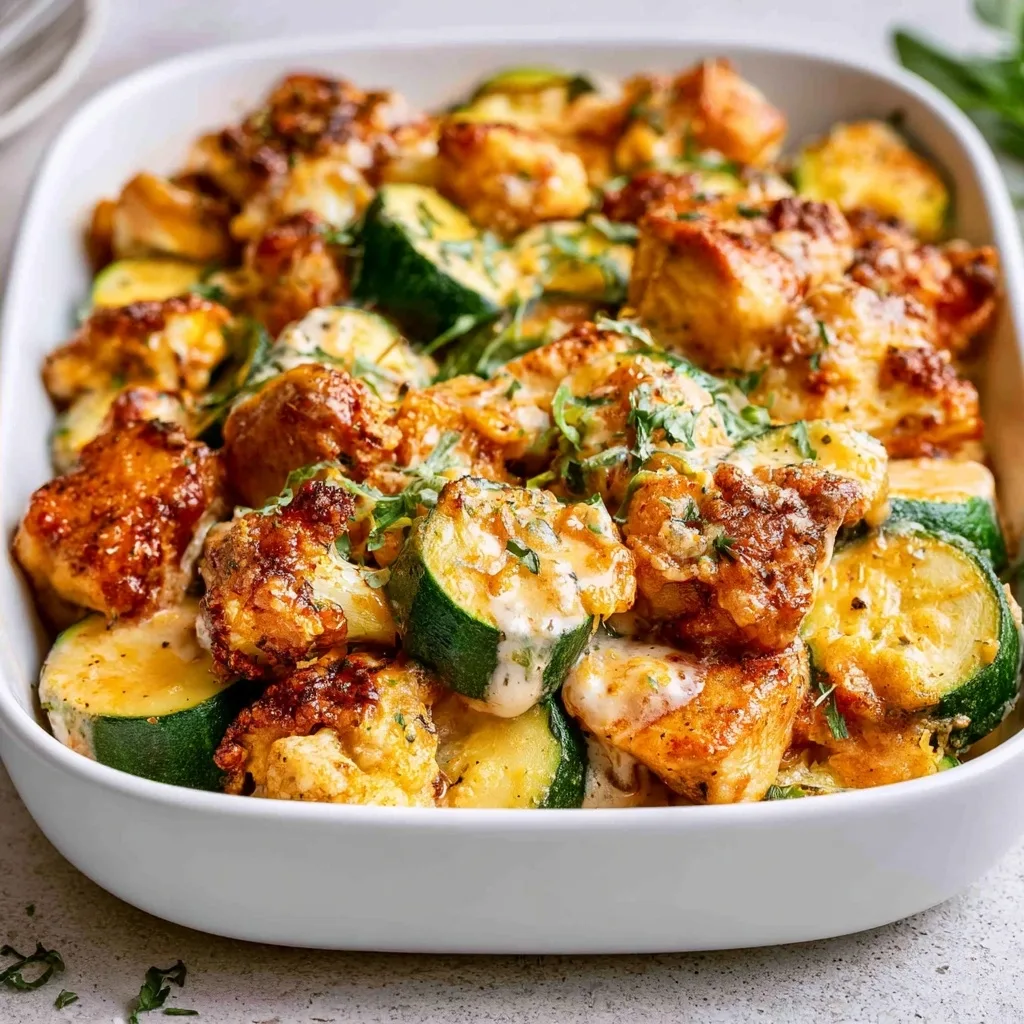 Healthy Chicken Zucchini Bake Recipe