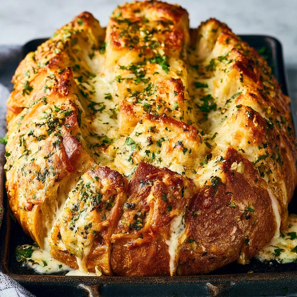 Cheesy Pull-Apart Garlic Bread: The Ultimate Easy Recipe