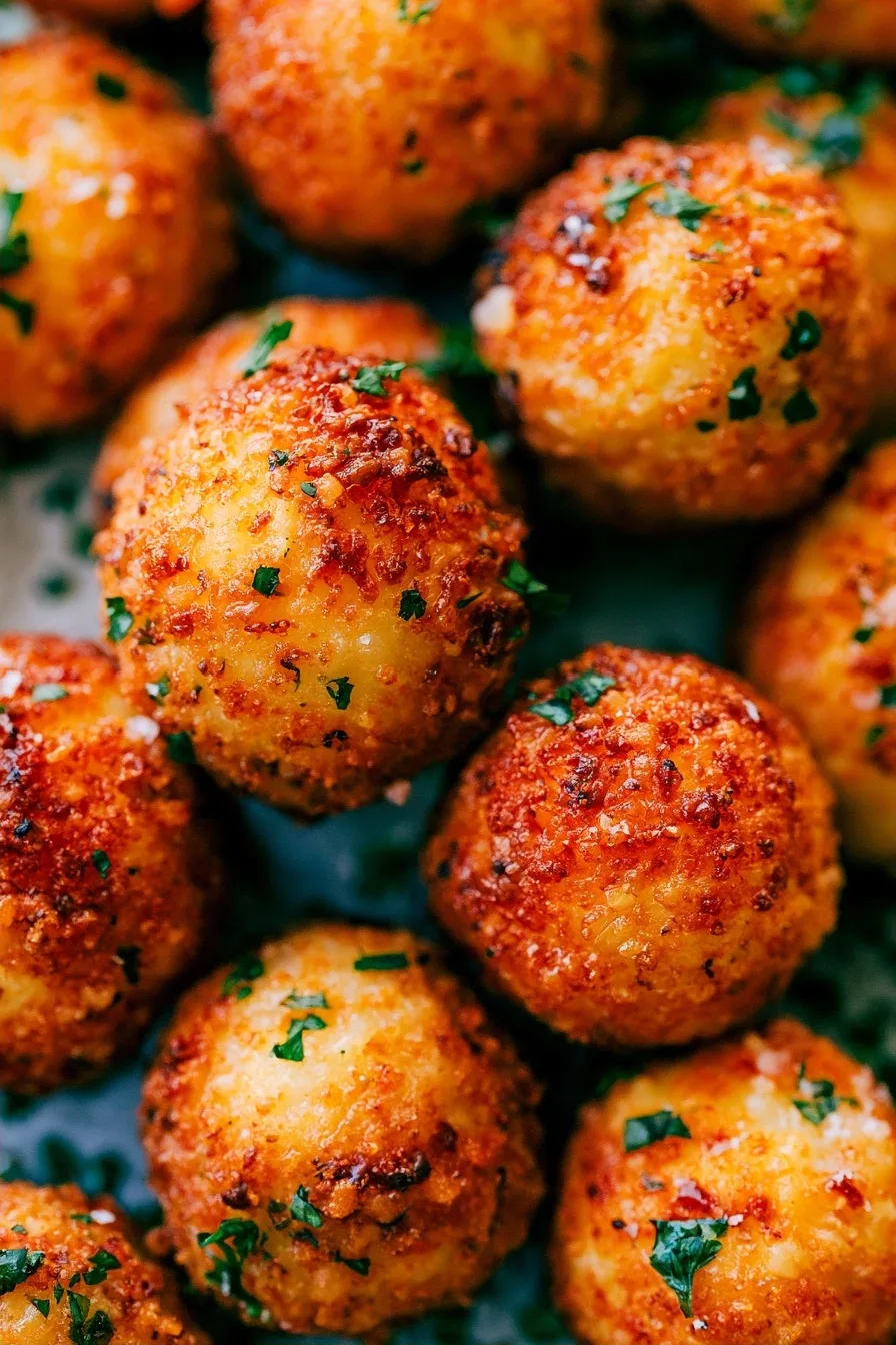 Easy and Crispy Cheese Balls Recipe
