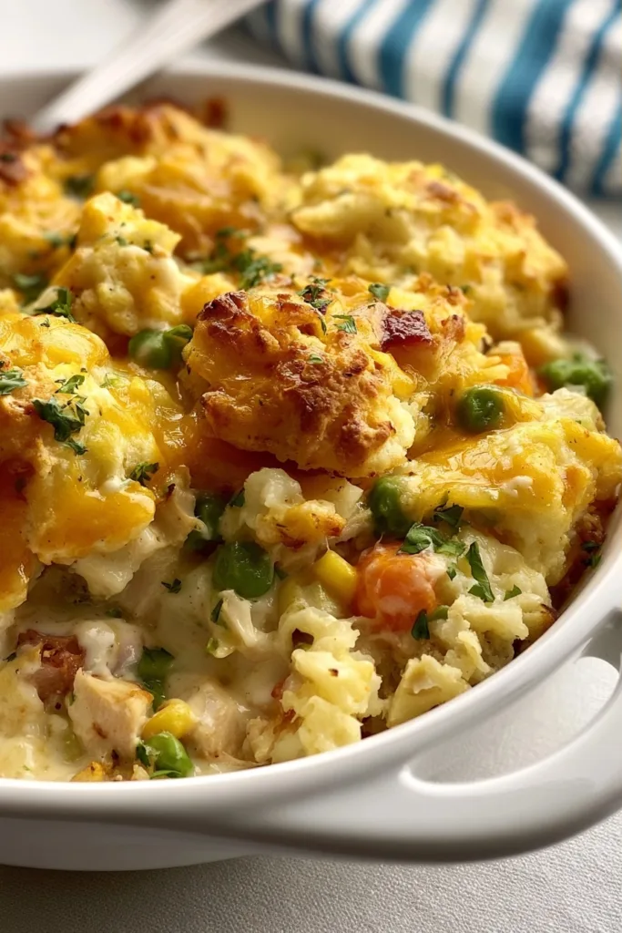 Chicken & Biscuit Dinner Cobbler: The Ultimate Comfort Food