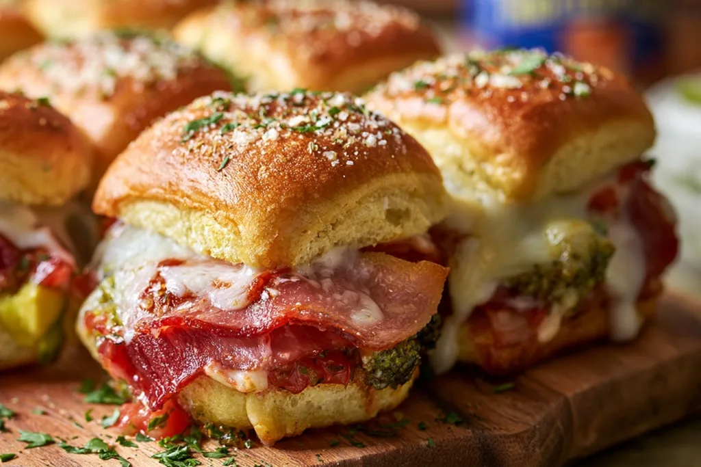 Hot Italian Sub Sliders: Easy Party Appetizer Recipe