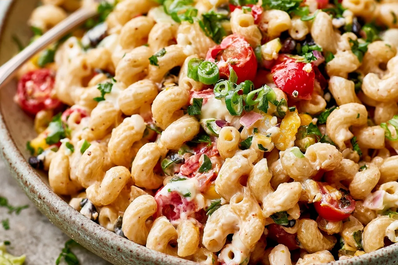 Mexican Macaroni Salad: A Creamy and Zesty Summer Side Dish