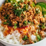 Firecracker Ground Chicken Bowl: Easy Weeknight Dinner