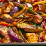 30 Minute Sheet Pan Chicken Fajitas