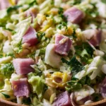 Cabbage and Ham Salad: A Fresh and Crunchy Recipe