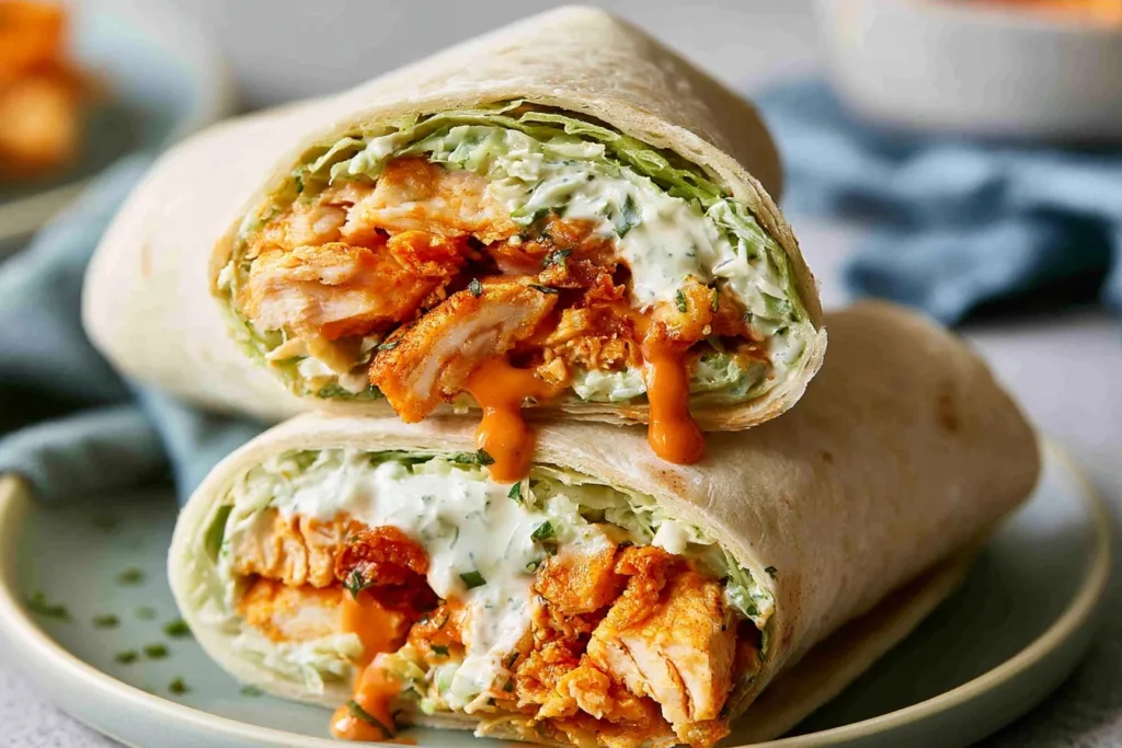 Buffalo Chicken Wrap: A Quick High-Protein Lunch Recipe