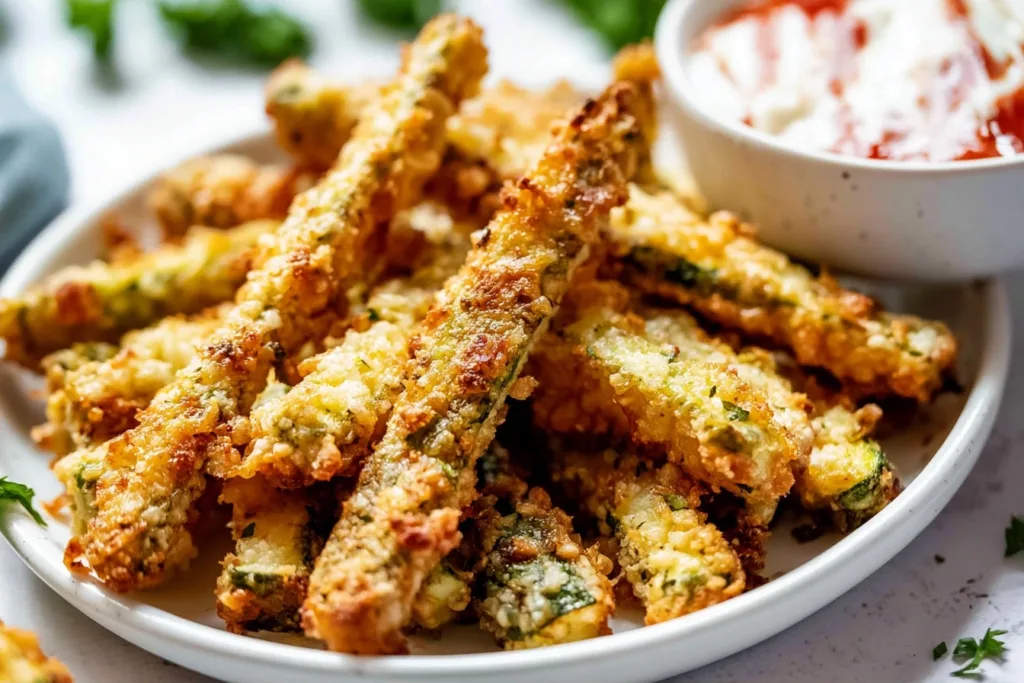 Keto Zucchini Fries - Air Fryer, Fry, or Bake