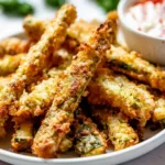 Keto Zucchini Fries - Air Fryer, Fry, or Bake