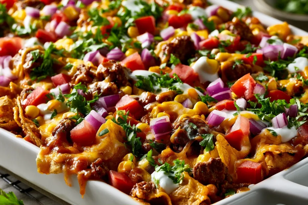 Walking Taco Casserole: An Easy Family-Favorite Dinner