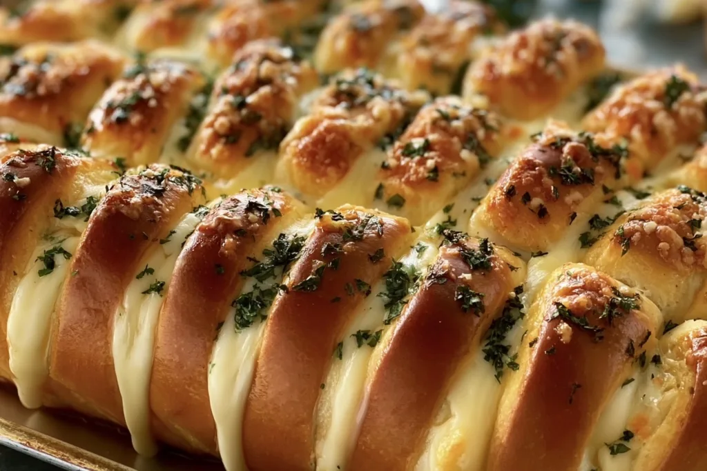 Soft and Cheesy Mozzarella Stuffed Bread Recipe